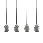Lampa wisząca Izza 4 smoky AZ2938 AZZARDO