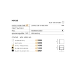 Kinkiet MARS White AZ0896 AZZARDO
