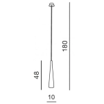 Lampa wisząca CHEMICAL AZ0998 AZZARDO