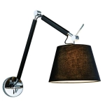 Kinkiet ZYTA WALL S black AZ1844+AZ2586 śr.30cm AZZARDO