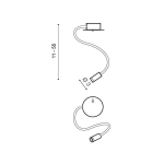Kinkiet Nogat (white) AZ2944 AZZARDO