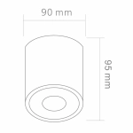 Tulon oprawa natynkowa biała LP-5441/1SM WH