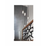 Lampa wisząca Izza 5 smoky AZ2939 AZZARDO