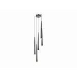 Lampa wisząca STYLO 5 AZ0119 BLACK AZZARDO