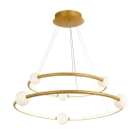 kinkiecik.pl Lampa wisząca Lozanna PND-20112035-2A-GD ITALUX 87cm