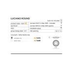 Oczko stropowe LUCIANO R AZ1470 AZZARDO