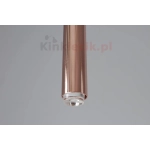 kinkiecikpl lampa wisząca Slimi S nero/rose gold ORLICKI