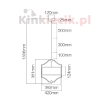 kinkiecikpl lampa wisząca Stesso old gold S ORLICKI