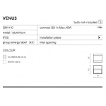 kinkieick.pl Kinkiet Venus AZ0894 White AZZARDO