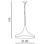 Lampa wisząca Chink AZ1342 AZZARDO