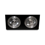 Oprawa stropowa Siro 2 AZ0772 Black/Aluminium AZZARDO