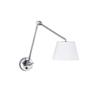 Kinkiet ADAM WALL S white AZ1843+AZ2588 śr. 30cm AZZARDO