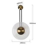 Kinkiet Bell transparentny LED CCT LP-1702/1W TR Light Prestige