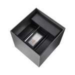 Kinkiet elewacyjny Milda Kubi IP44 - Nordlux, antracyt 2418331050