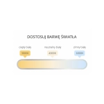Kinkiet Ibros 63 cm biały IP44 LED CCT GS-LWA-9W WH CCT LIGHT PRESTIGE
