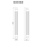 Kinkiet KALIA WL32187/14W/GD ZUMA LINE