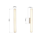 Kinkiet Linea LED CCT IP44 biały LP-0510/1W-45 WH LIGHT PRESTIGE