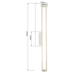 Kinkiet Linea LED CCT IP44 biały LP-0510/1W-61 WH LIGHT PRESTIGE