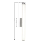 Kinkiet Linea LED CCT IP44 biały LP-0510/1W-61 WH LIGHT PRESTIGE