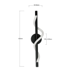 Kinkiet Meleca czarny LED CCT LP-2345/1W BK Light Prestige