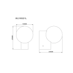 Kinkiet NUA WL31832/1L ZUMA LINE