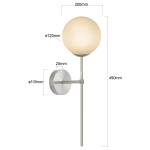 Kinkiet Piruleta chrom IP44 1xG9 LP-008/1W CH Light Prestige