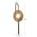 Kinkiet Plato bursztynowy LED CCT LP-0301/1W AM Light Prestige