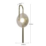 Kinkiet Plato transparentny LED CCT LP-0301/1W TR Light Prestige