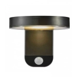 kinkiecik.pl Kinkiet solarny czarny IP44 RICA ROUND 2118141003 Nordlux