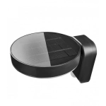kinkiecik.pl Kinkiet solarny czarny IP44 RICA ROUND 2118141003 Nordlux