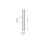 Kinkiet Vena 45 cm złoty LED CCT LP-1010/1W-45 GD Light Prestige