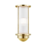 Kinkiet zewnętrzny Linton IP54 - Nordlux, mosiężny 2218281035