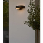Kinkiet zewnętrzny Monay Round Solar IP44 czarny, czujnik ruchu 2518351003 Nordlux