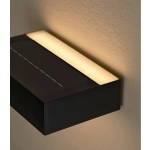 Kinkiet zewnętrzny Monay Square Solar IP44 czarny, czujnik ruchu 2518341003 Nordlux
