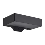Kinkiet zewnętrzny Monay Square Solar IP44 czarny, czujnik ruchu 2518341003 Nordlux