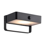 Kinkiet zewnętrzny Saulio Solar IP44 czarny, czujnik ruchu 2518251003 Nordlux
