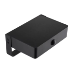 Kinkiet zewnętrzny Saulio Solar IP44 czarny, czujnik ruchu 2518251003 Nordlux