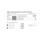 Alfa Kira Track Magnetic 24W POINTS60 3000K (black) AZ4599 AZZARDO