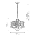 Żyrandol Ahrendale – 3 źródła światła KL-AHRENDALE3 Elstead Lighting