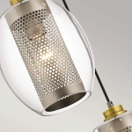 Mała lampa wisząca Asher II – 1 źródło światła KL-ASHER-MP-AP Elstead Lighting