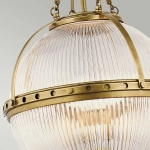 Lampa wisząca Aster – 3 źródła światła – Naturalny mosiądz KL-ASTER-P-NBR Elstead Lighting