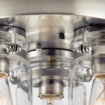 Plafon Brinley – 3 źródła światła – Szczotkowany nikiel KL-BRINLEY-F-NI Elstead Lighting