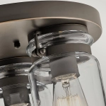 Plafon Brinley – 3 źródła światła – Stary brąz KL-BRINLEY-F-OZ Elstead Lighting