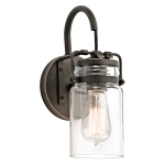 kinkiecik.pl Kinkiet Brinley – 1 źródło światła – Stary brąz KL-BRINLEY1-OZ Elstead Lighting