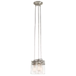 kinkiecik.pl Lampa wisząca Brinley – 3 źródła światła – Szczotkowany nikiel KL-BRINLEY3-NI Elstead Lighting