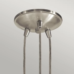 Lampa wisząca Brinley – 3 źródła światła – Szczotkowany nikiel KL-BRINLEY3-NI Elstead Lighting