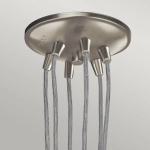 Lampa wisząca Brinley – 6 źródeł światła – Szczotkowany nikiel KL-BRINLEY6-NI Elstead Lighting