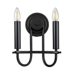Kinkiet Capitol Hill – 2 źródła światła – Czarny KL-CAPITOL-HILL2-BLK Elstead Lighting