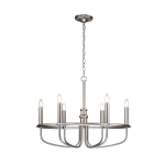 Żyrandol Capitol Hill – 6 źródeł światła – Szczotkowany nikiel KL-CAPITOL-HILL6-BN Elstead Lighting