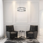Lampa wisząca Crystal Skye – 6 źródeł światła KL-CRYSTAL-SKYE-P-A Elstead Lighting